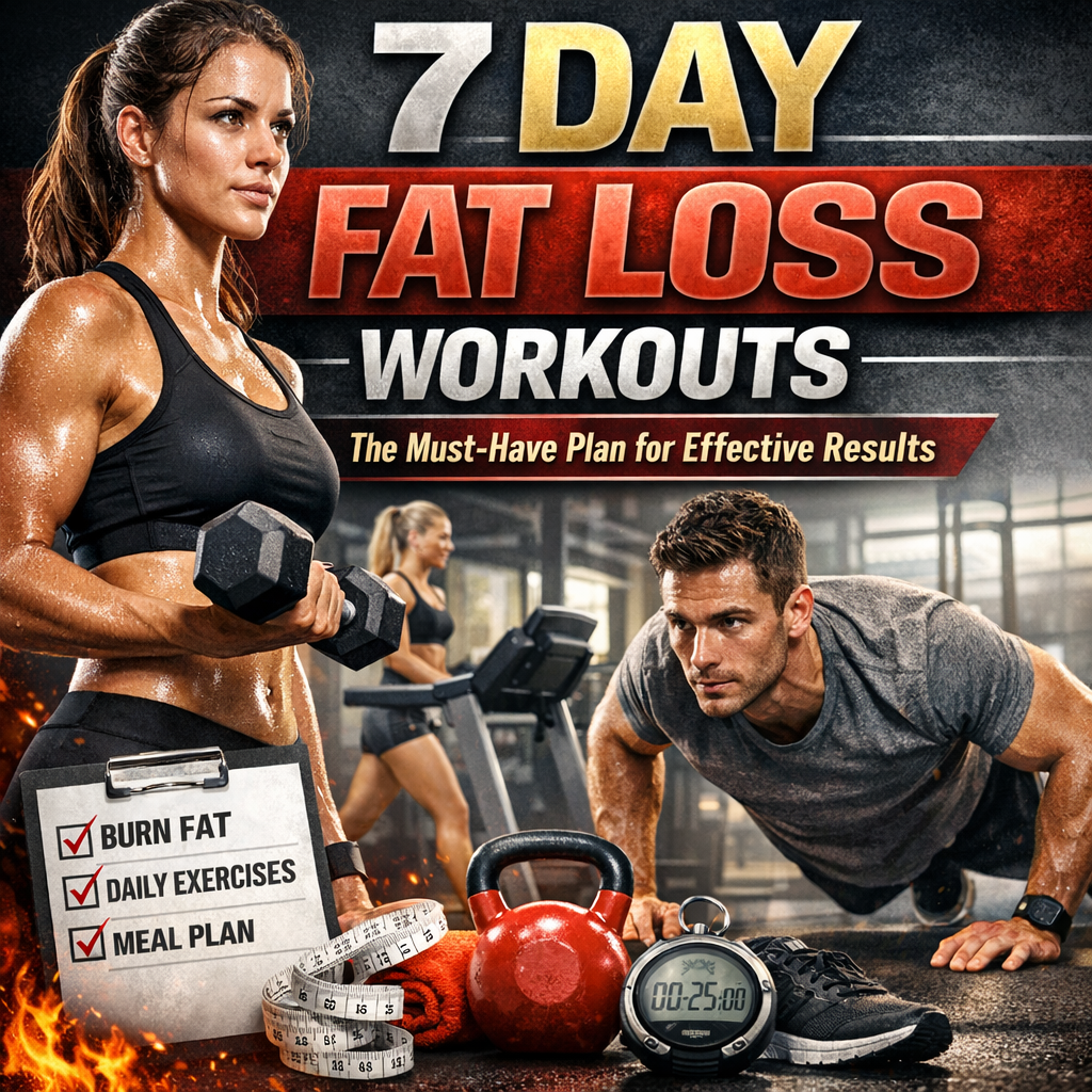 Illustration of 7 Day Fat Loss Workouts: The Must-Have Plan for Effective Results