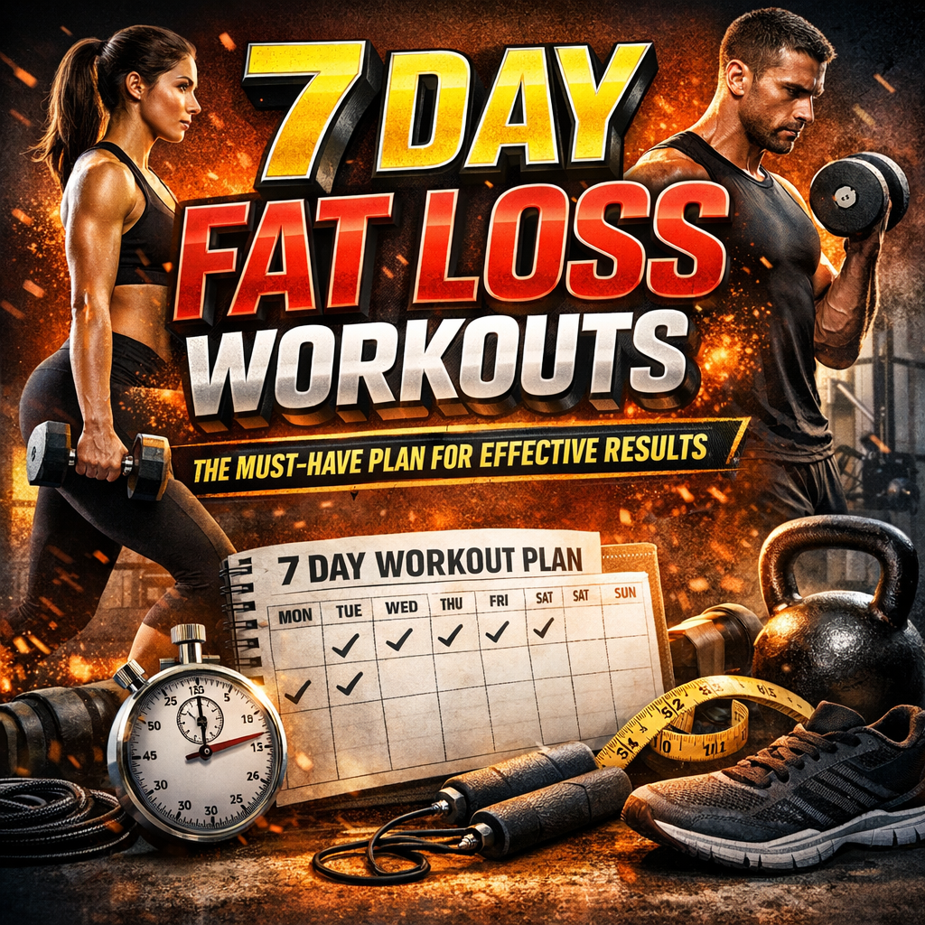 Illustration of 7 Day Fat Loss Workouts: The Must-Have Plan for Effective Results