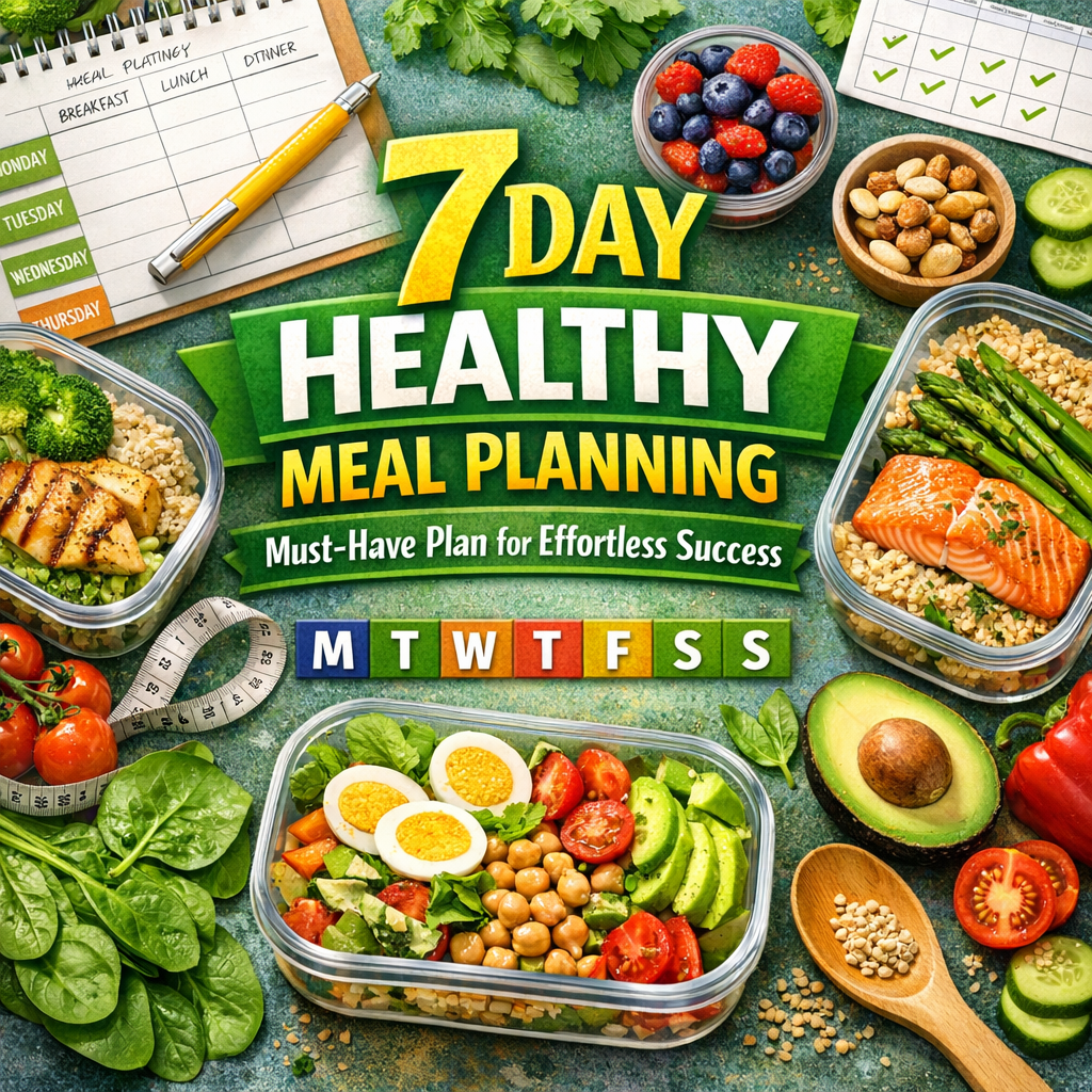 Illustration of 7 Day Healthy Meal Planning: Must-Have Plan for Effortless Success