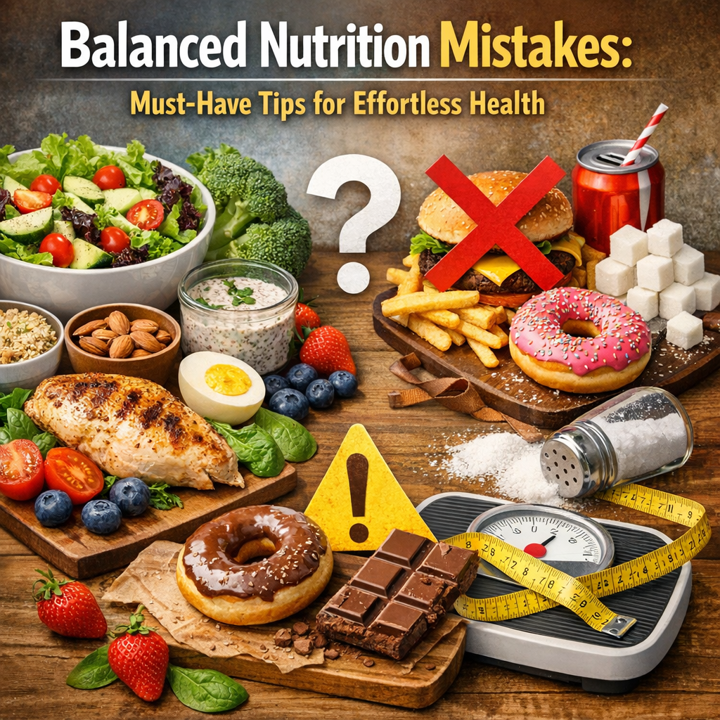 Illustration of Balanced Nutrition Mistakes: Must-Have Tips for Effortless Health
