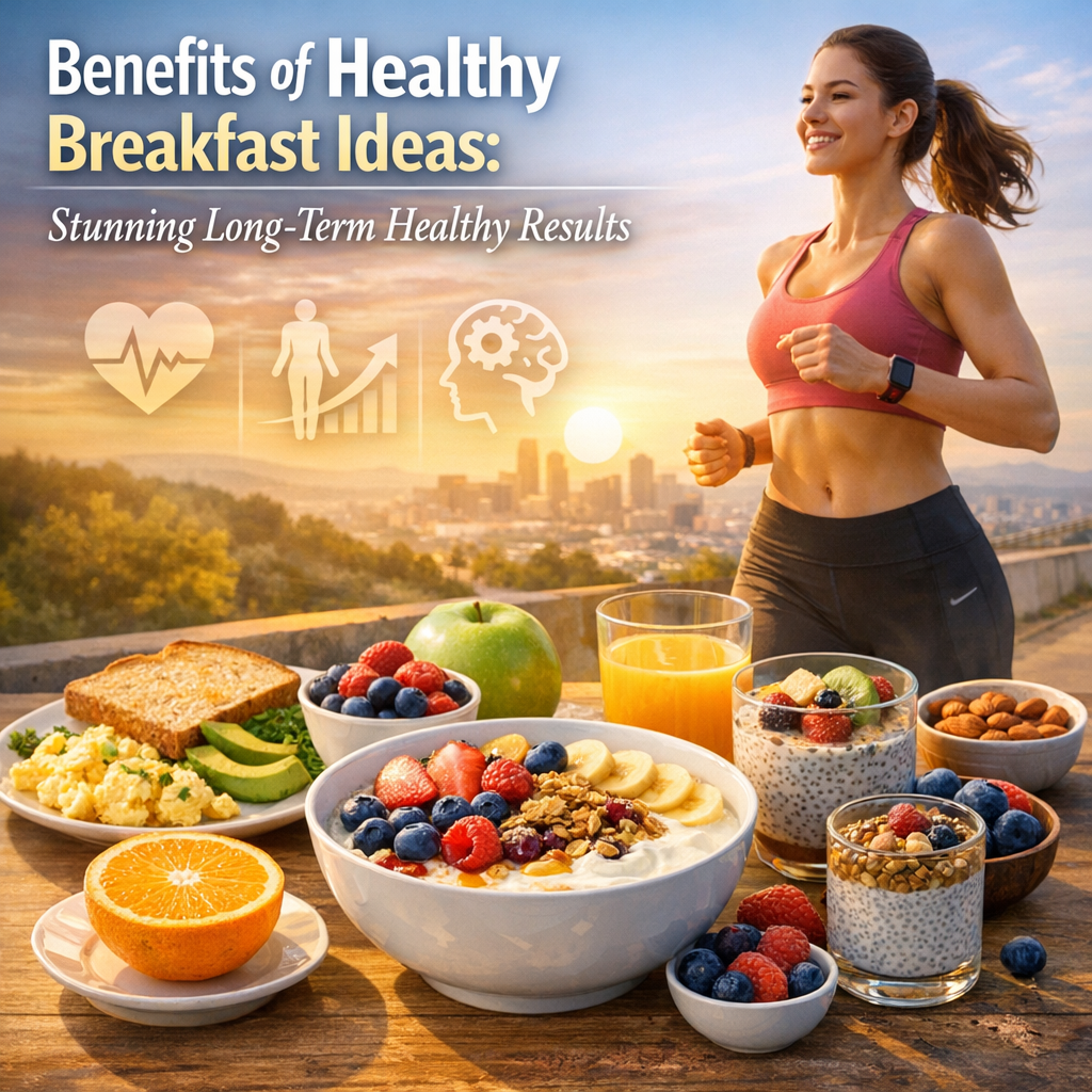 Illustration of Benefits of Healthy Breakfast Ideas: Stunning Long-Term Healthy Results