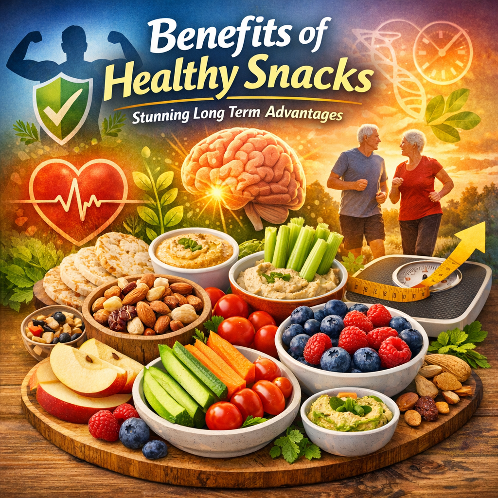 Illustration of Benefits of Healthy Snacks: Stunning Long Term Healthy Snacks Advantages