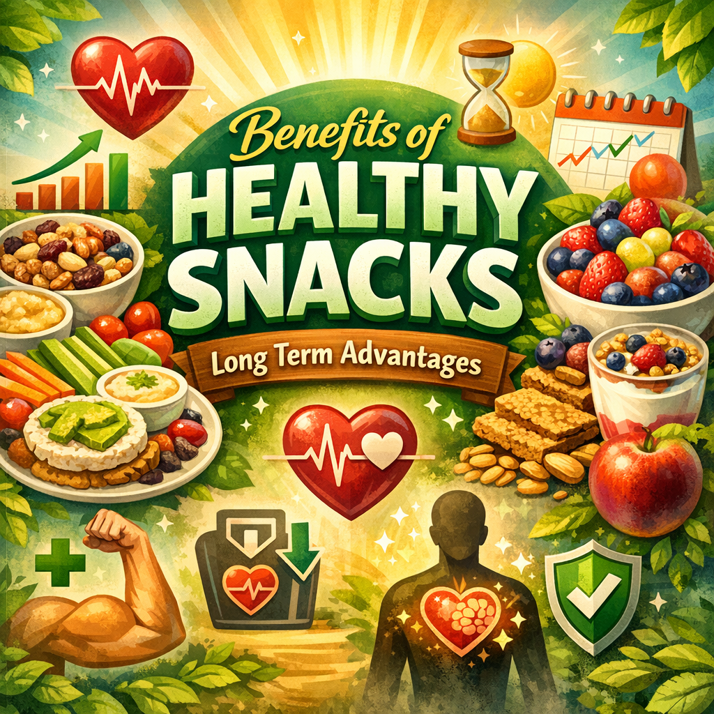 Illustration of Benefits of Healthy Snacks: Stunning Long Term Healthy Snacks Advantages