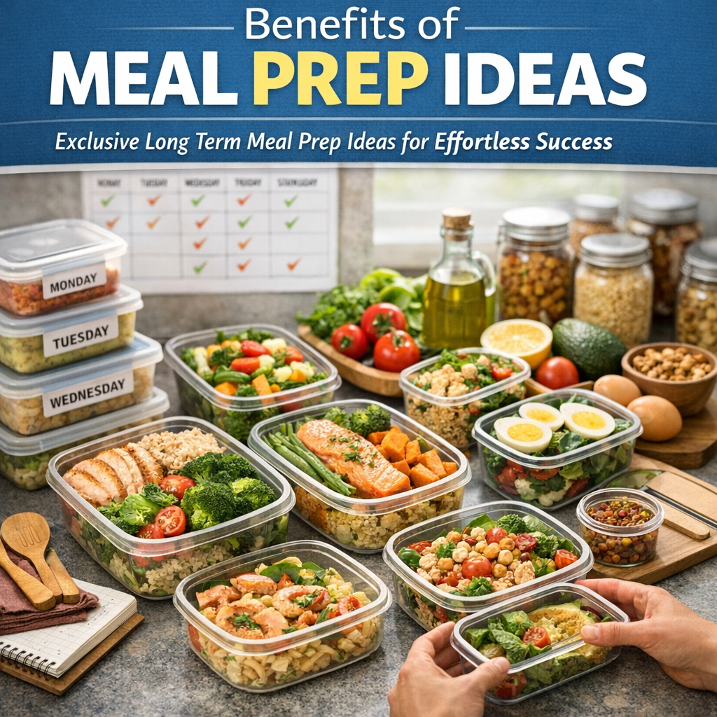 Illustration of Benefits of Meal Prep Ideas: Exclusive Long Term Meal Prep Ideas for Effortless Success
