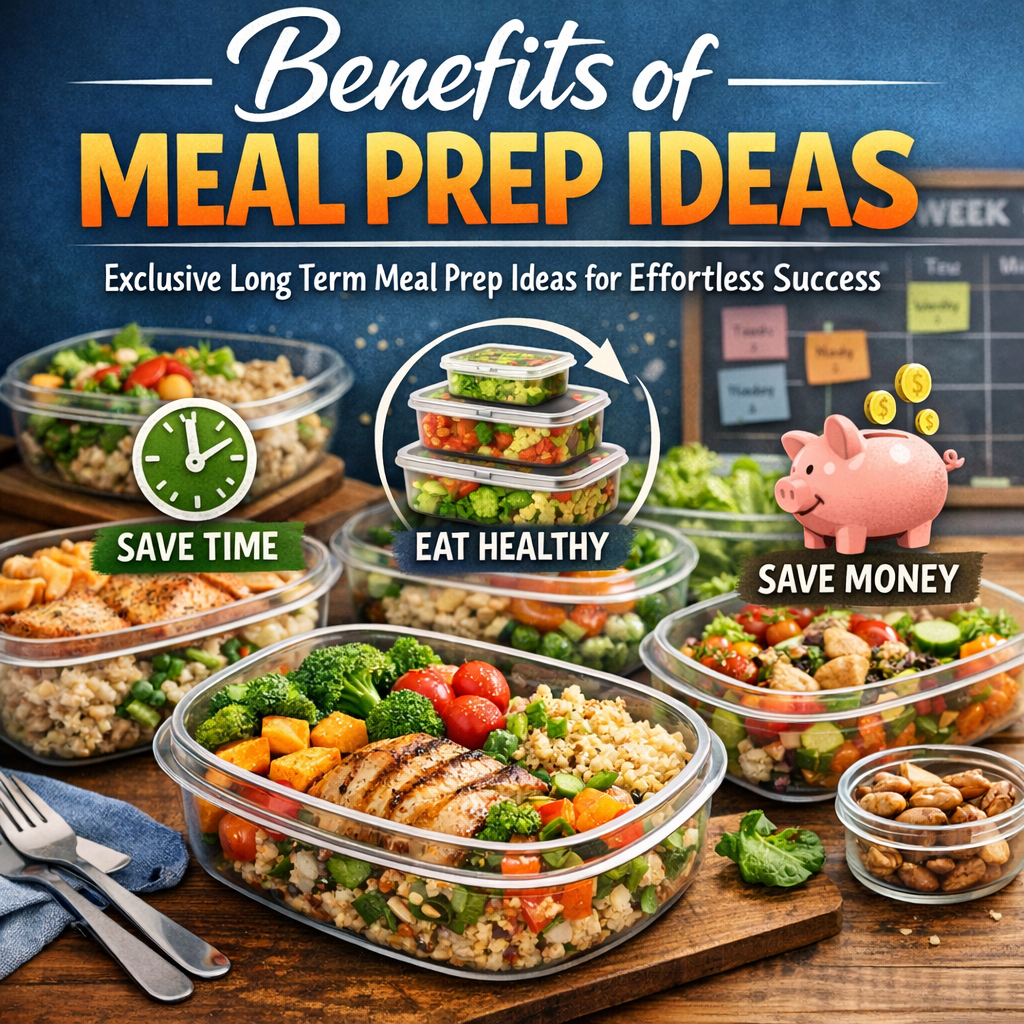Illustration of Benefits of Meal Prep Ideas: Exclusive Long Term Meal Prep Ideas for Effortless Success