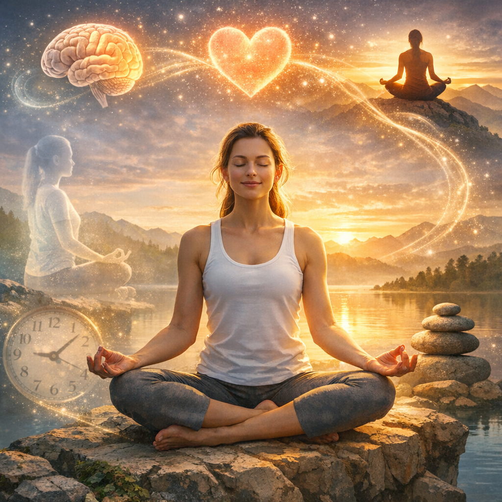 Illustration of Benefits of Meditation for Beginners: Stunning Long-Term Results Revealed