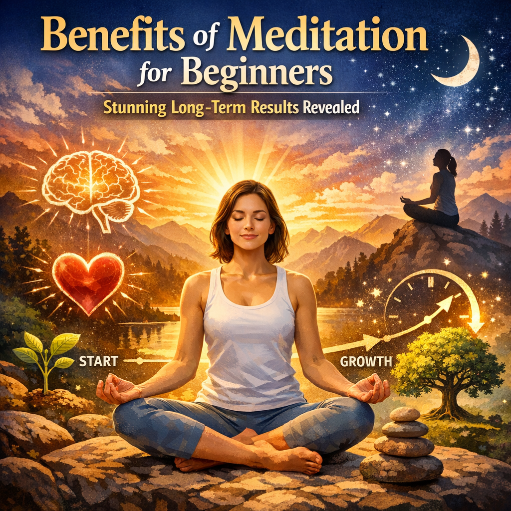 Illustration of Benefits of Meditation for Beginners: Stunning Long-Term Results Revealed