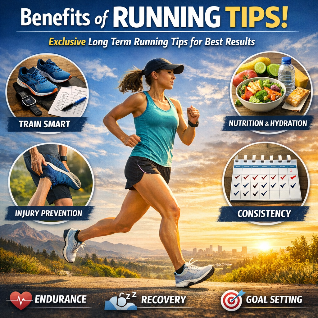 Illustration of Benefits of Running Tips: Exclusive Long Term Running Tips for Best Results
