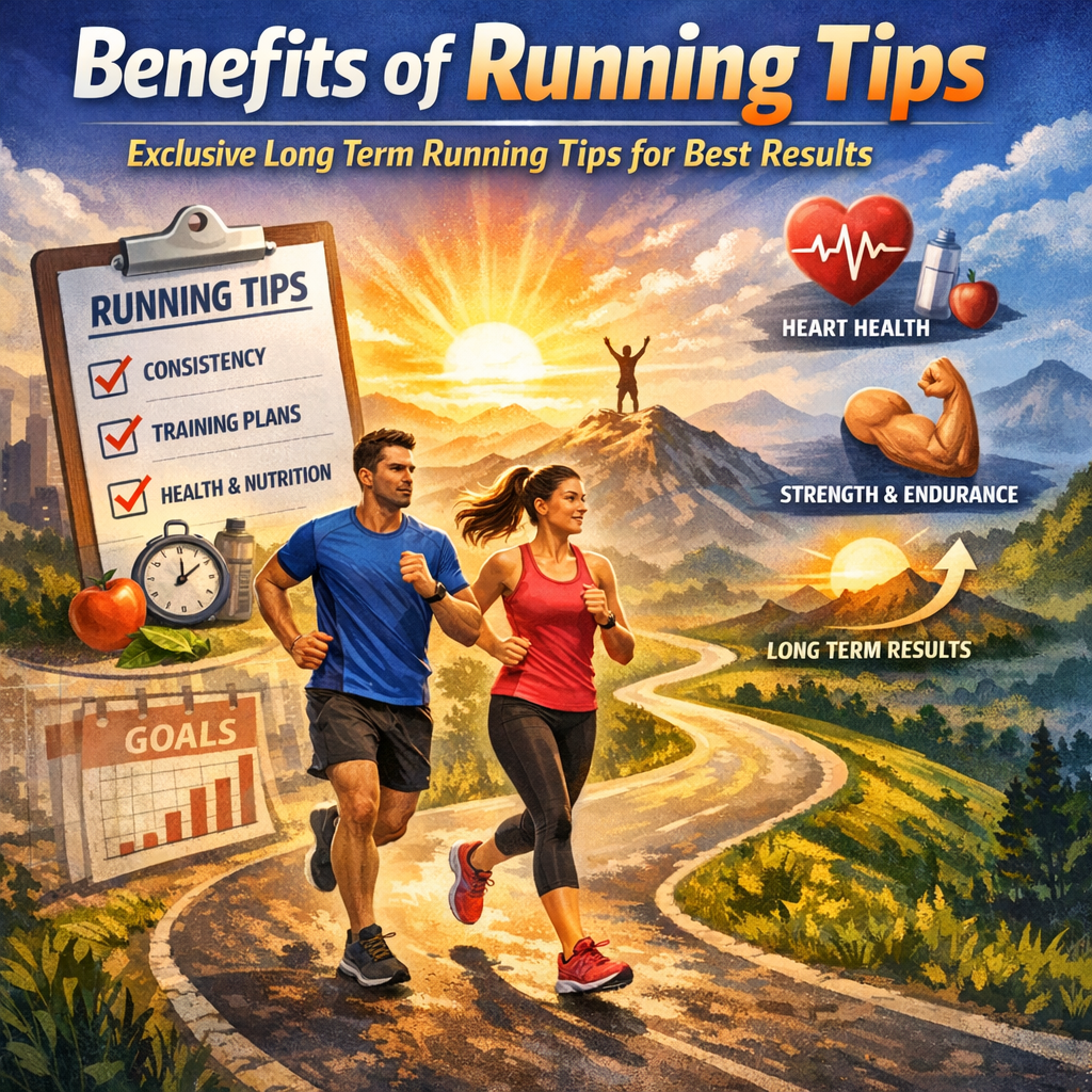 Illustration of Benefits of Running Tips: Exclusive Long Term Running Tips for Best Results