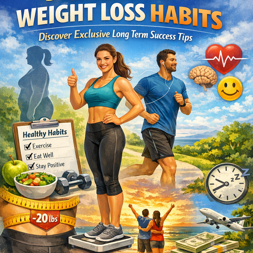 Illustration of Benefits of Weight Loss Habits: Discover Exclusive Long Term Success Tips