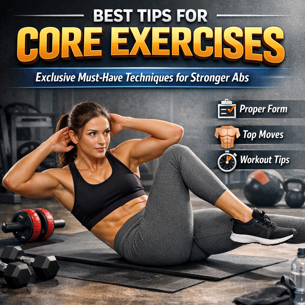 Illustration of Best Tips for Core Exercises: Exclusive Must-Have Techniques for Stronger Abs