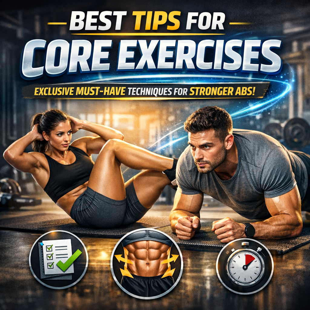 Illustration of Best Tips for Core Exercises: Exclusive Must-Have Techniques for Stronger Abs