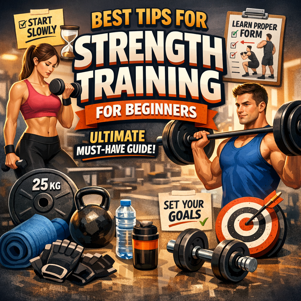 Illustration of Best Tips for Strength Training for Beginners: Ultimate Must-Have Guide