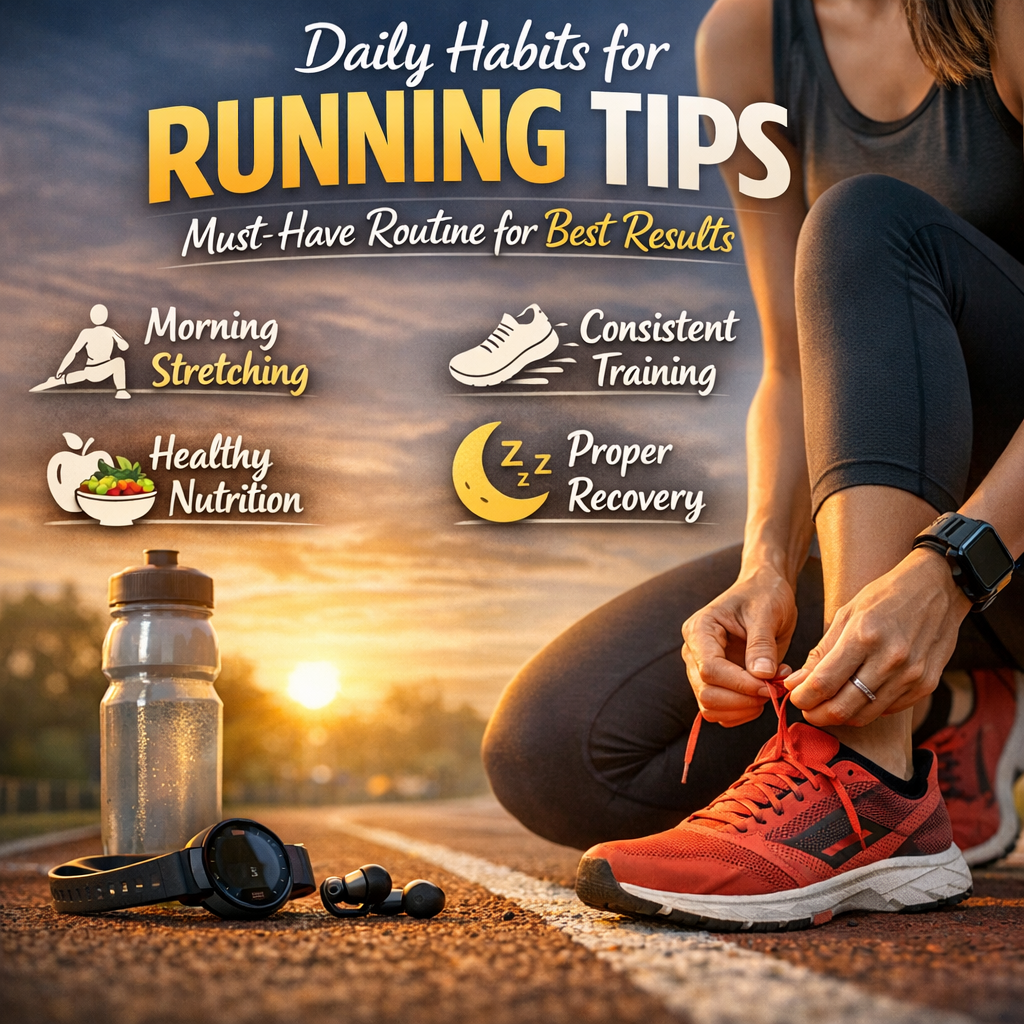 Illustration of Daily Habits for Running Tips: Must-Have Routine for Best Results