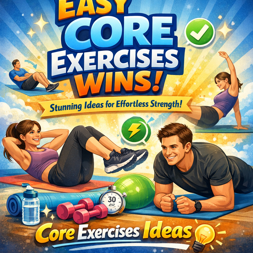 Illustration of Easy Core Exercises Wins: Stunning Ideas for Effortless Strength