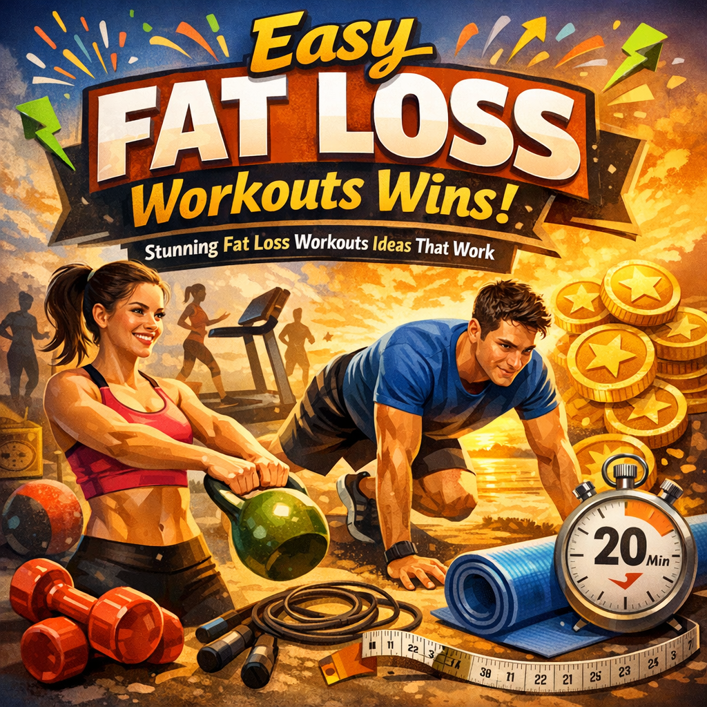 Illustration of Easy Fat Loss Workouts Wins: Stunning Fat Loss Workouts Ideas That Work