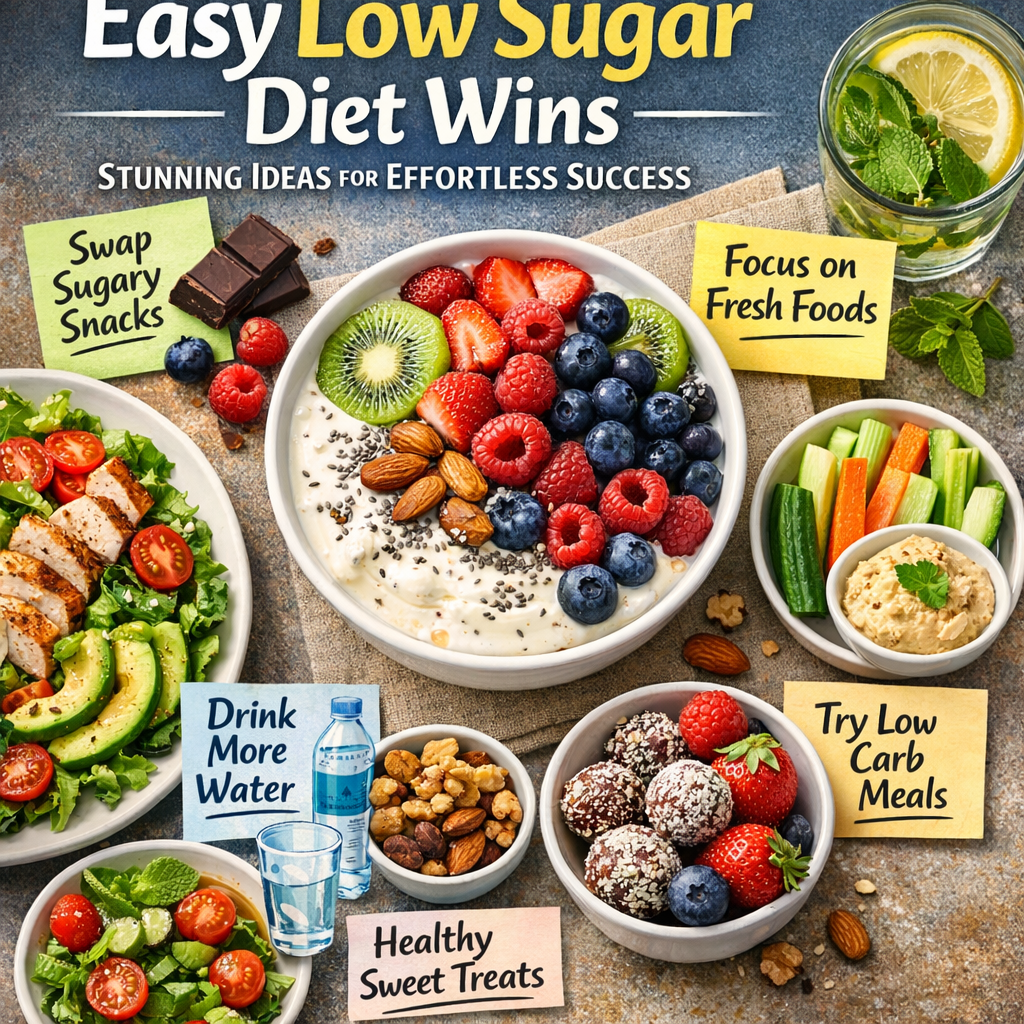 Illustration of Easy Low Sugar Diets Wins: Stunning Ideas for Effortless Success