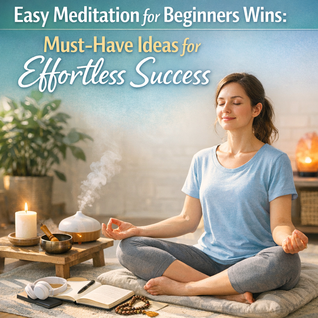 Illustration of Easy Meditation for Beginners Wins: Must-Have Ideas for Effortless Success