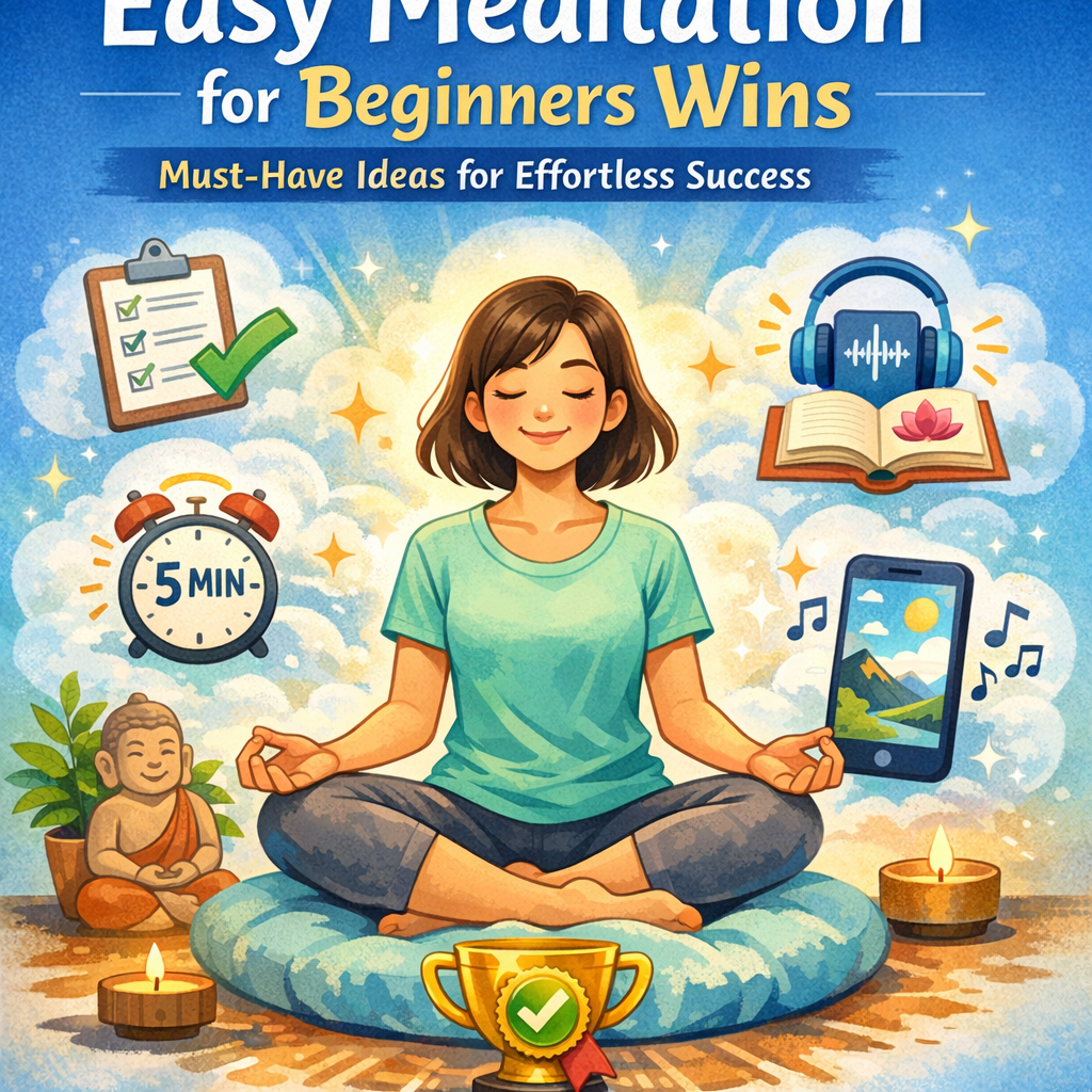 Illustration of Easy Meditation for Beginners Wins: Must-Have Ideas for Effortless Success