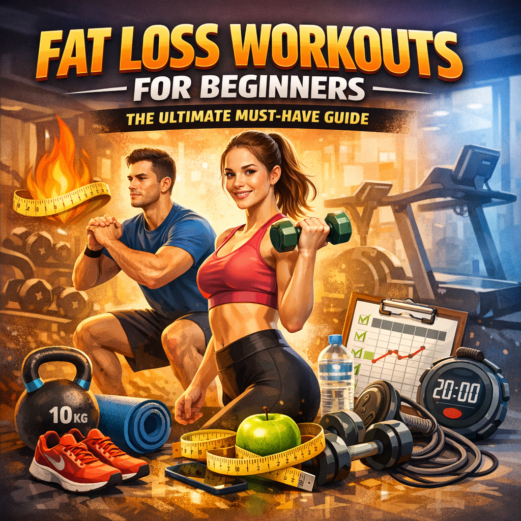 Illustration of Fat Loss Workouts for Beginners: The Ultimate Must-Have Guide