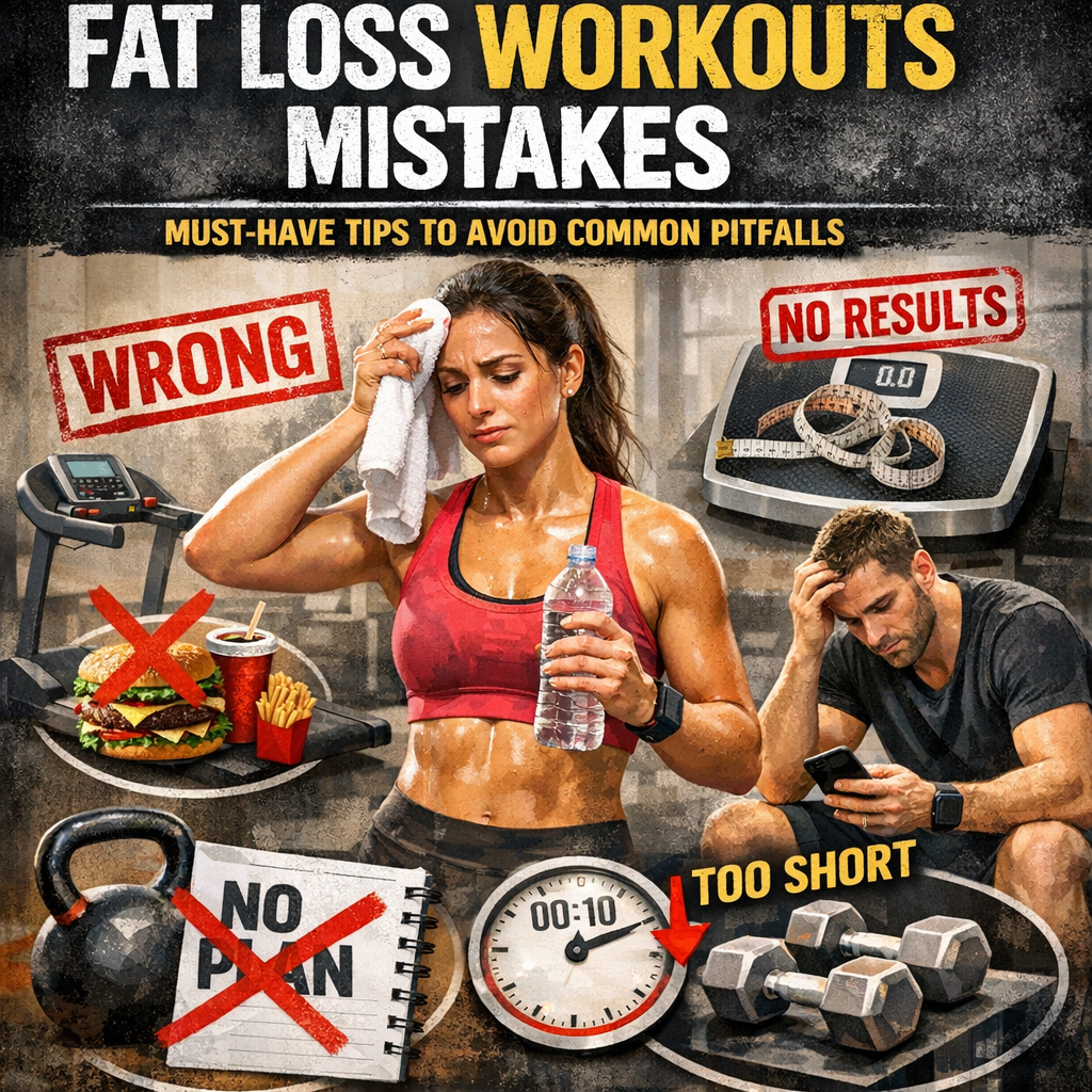Illustration of Fat Loss Workouts Mistakes: Must-Have Tips to Avoid Common Pitfalls