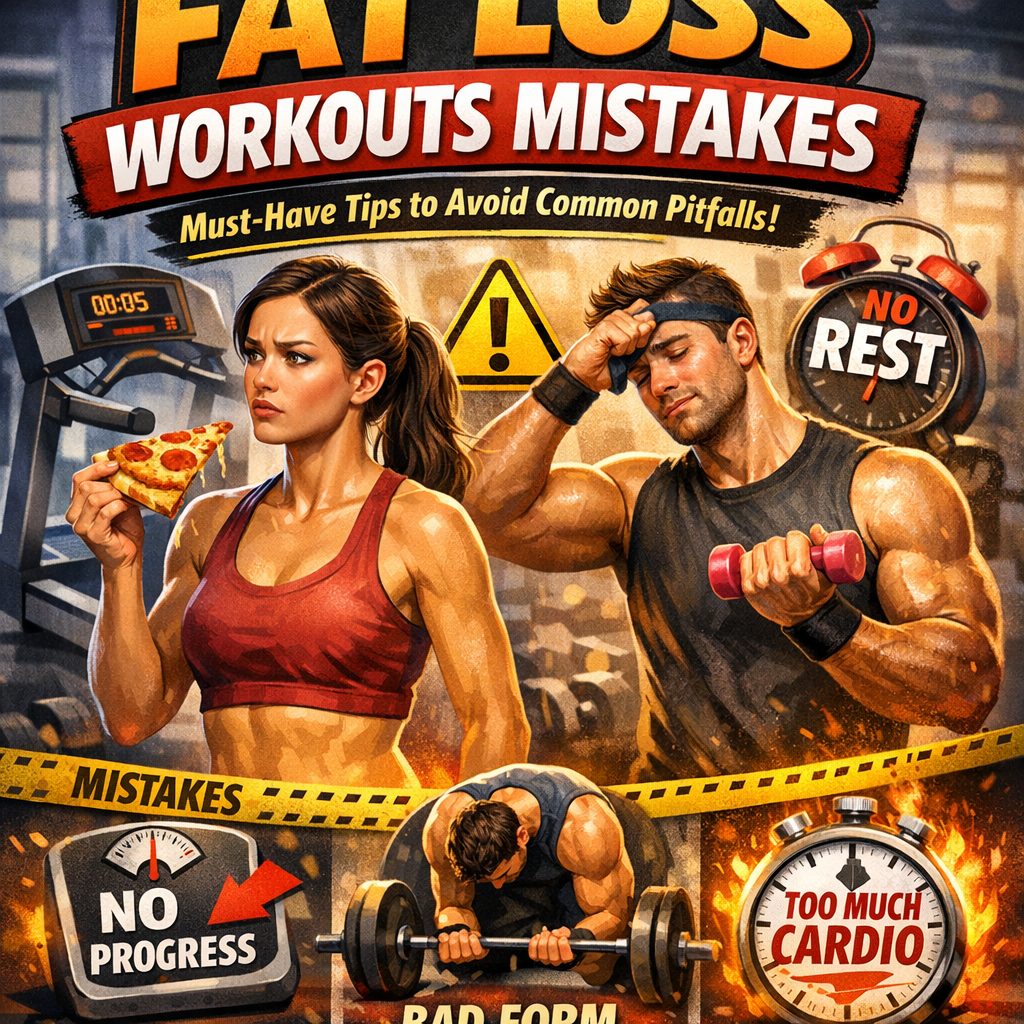Illustration of Fat Loss Workouts Mistakes: Must-Have Tips to Avoid Common Pitfalls