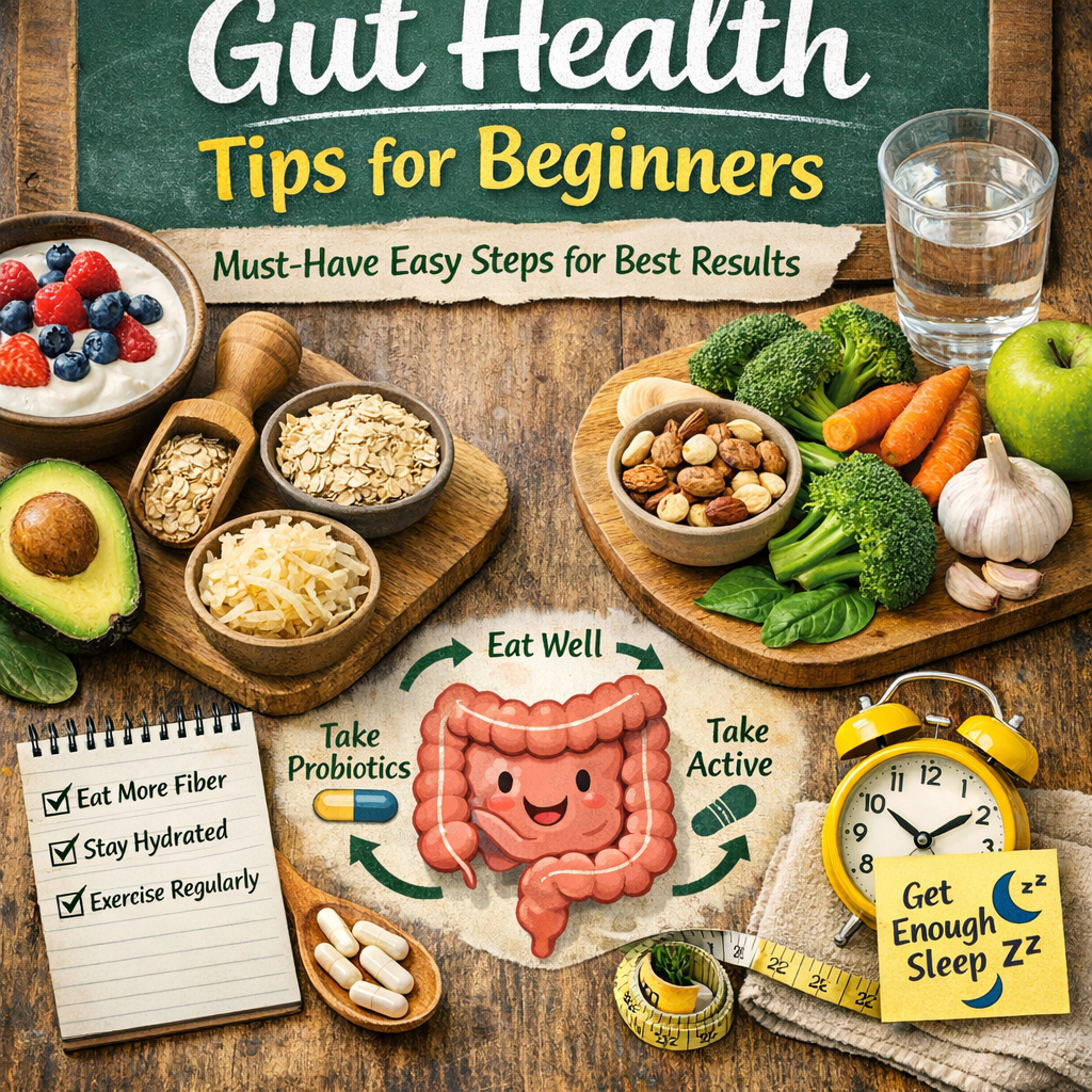 Illustration of Gut Health Tips for Beginners: Must-Have Easy Steps for Best Results
