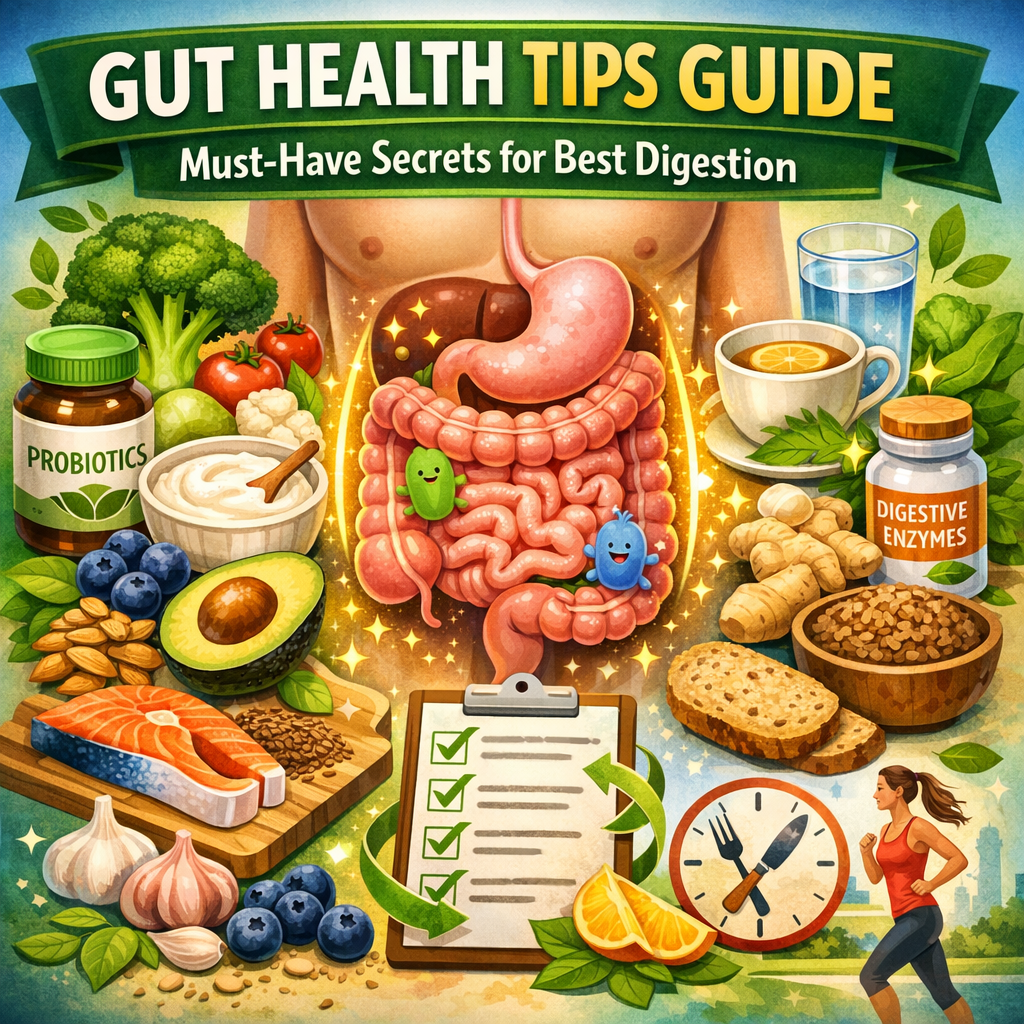 what to know about gut health tips illustration for Gut Health Tips Guide: Must-Have Secrets for Best Digestion