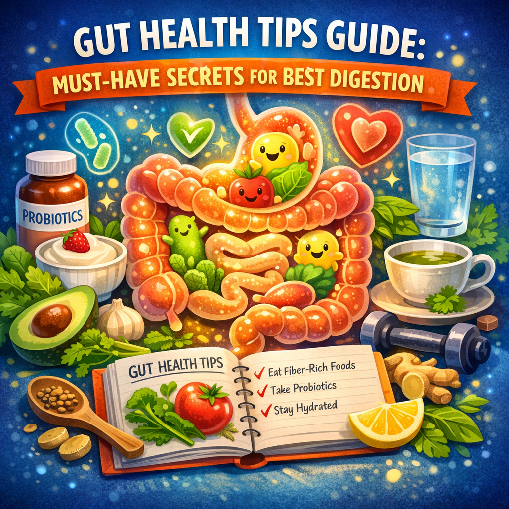 what to know about gut health tips illustration for Gut Health Tips Guide: Must-Have Secrets for Best Digestion