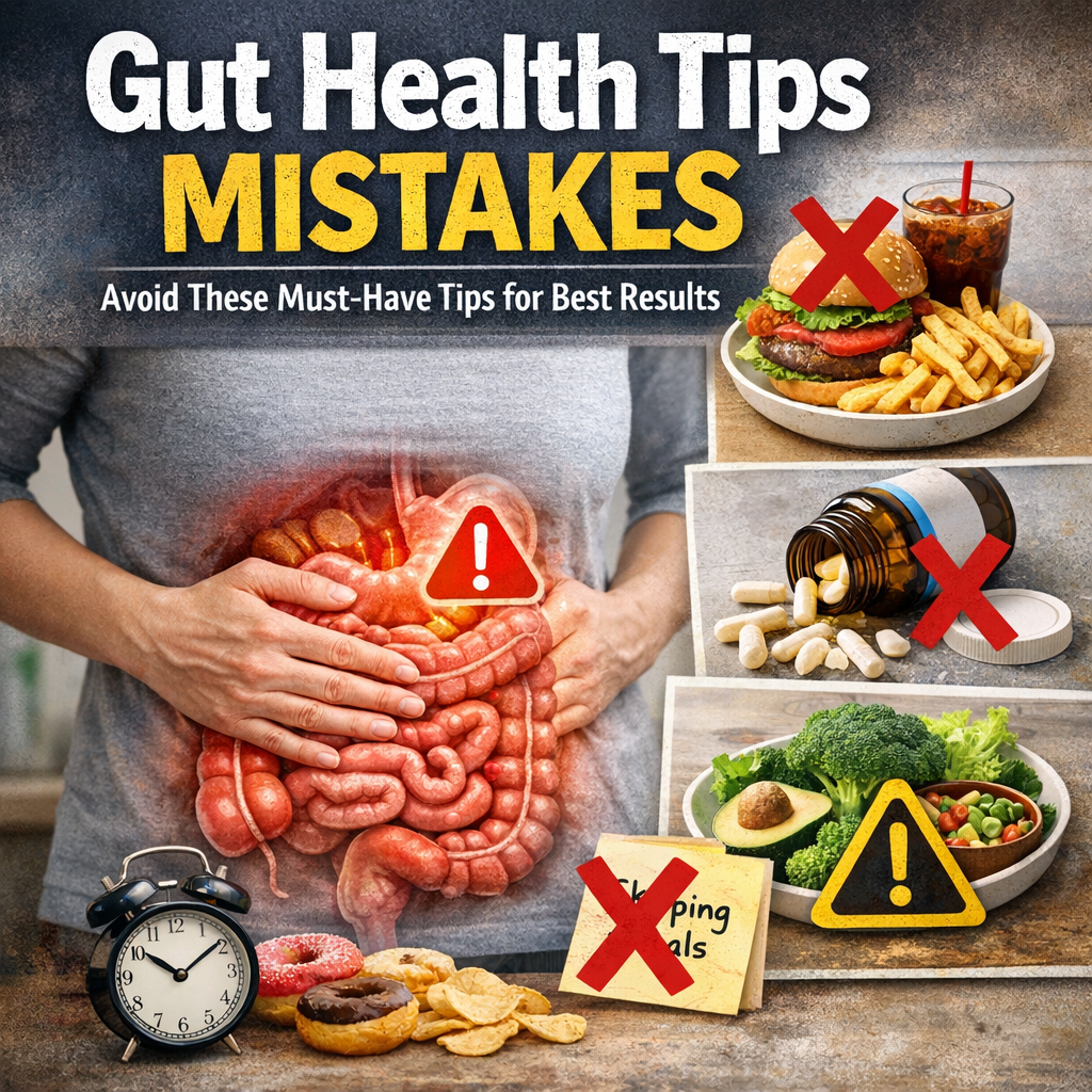 Illustration of Gut Health Tips Mistakes: Avoid These Must-Have Tips for Best Results
