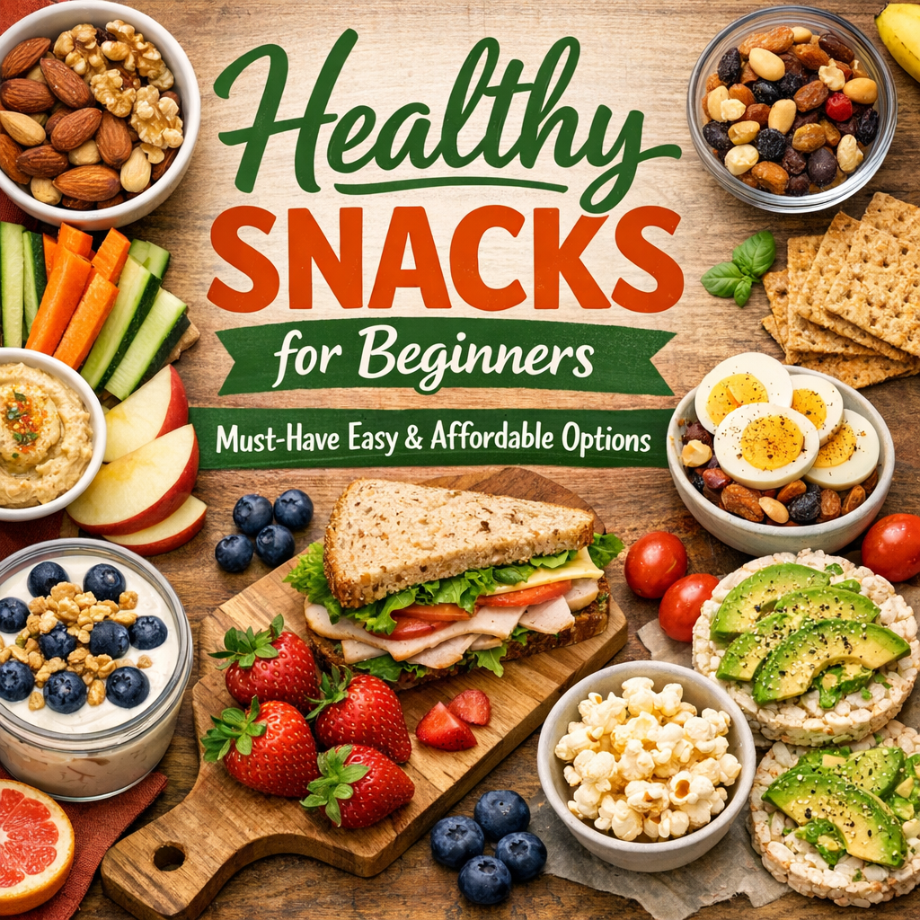 Illustration of Healthy Snacks for Beginners: Must-Have Easy and Affordable Options