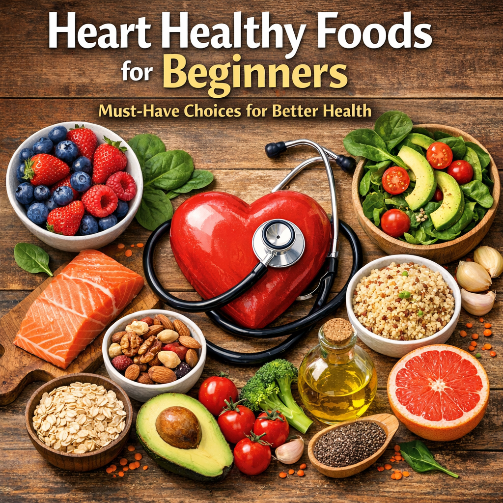 Illustration of Heart Healthy Foods for Beginners: Must-Have Choices for Better Health
