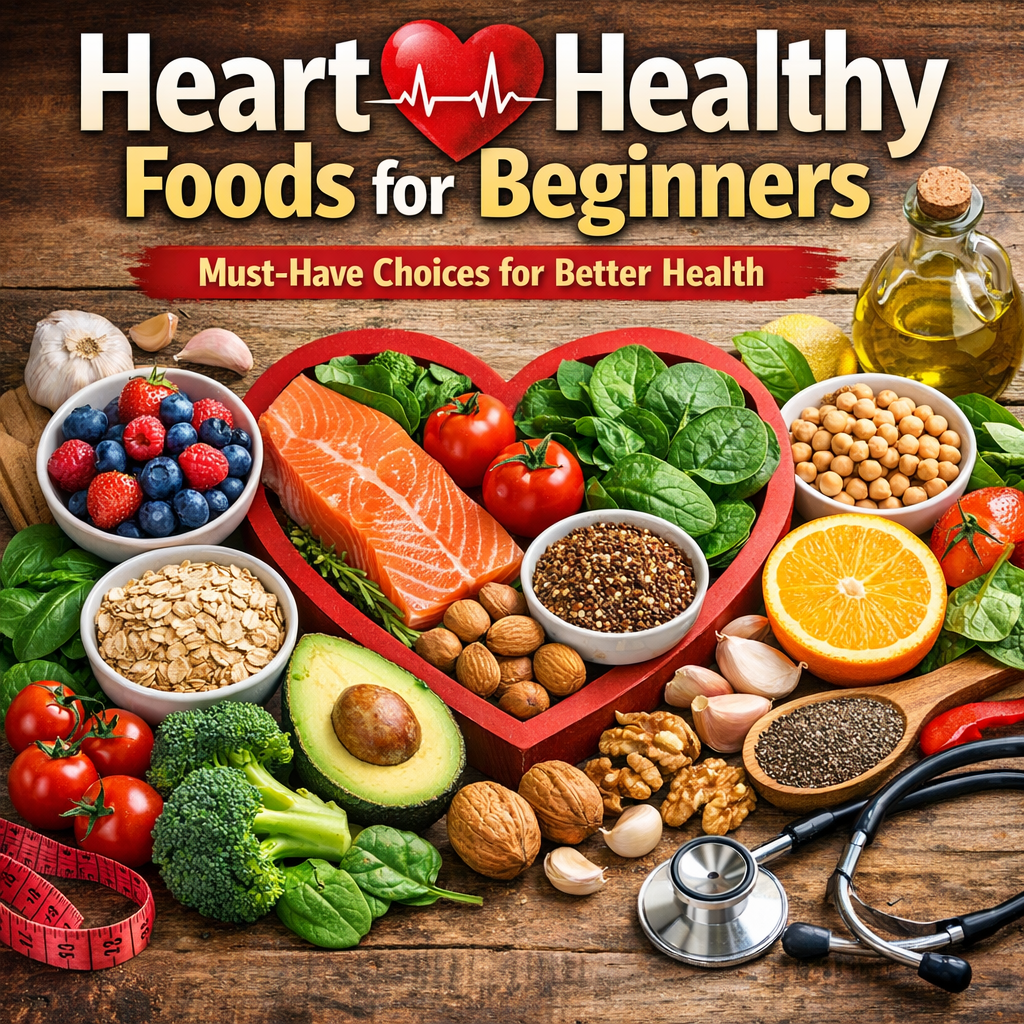 Illustration of Heart Healthy Foods for Beginners: Must-Have Choices for Better Health