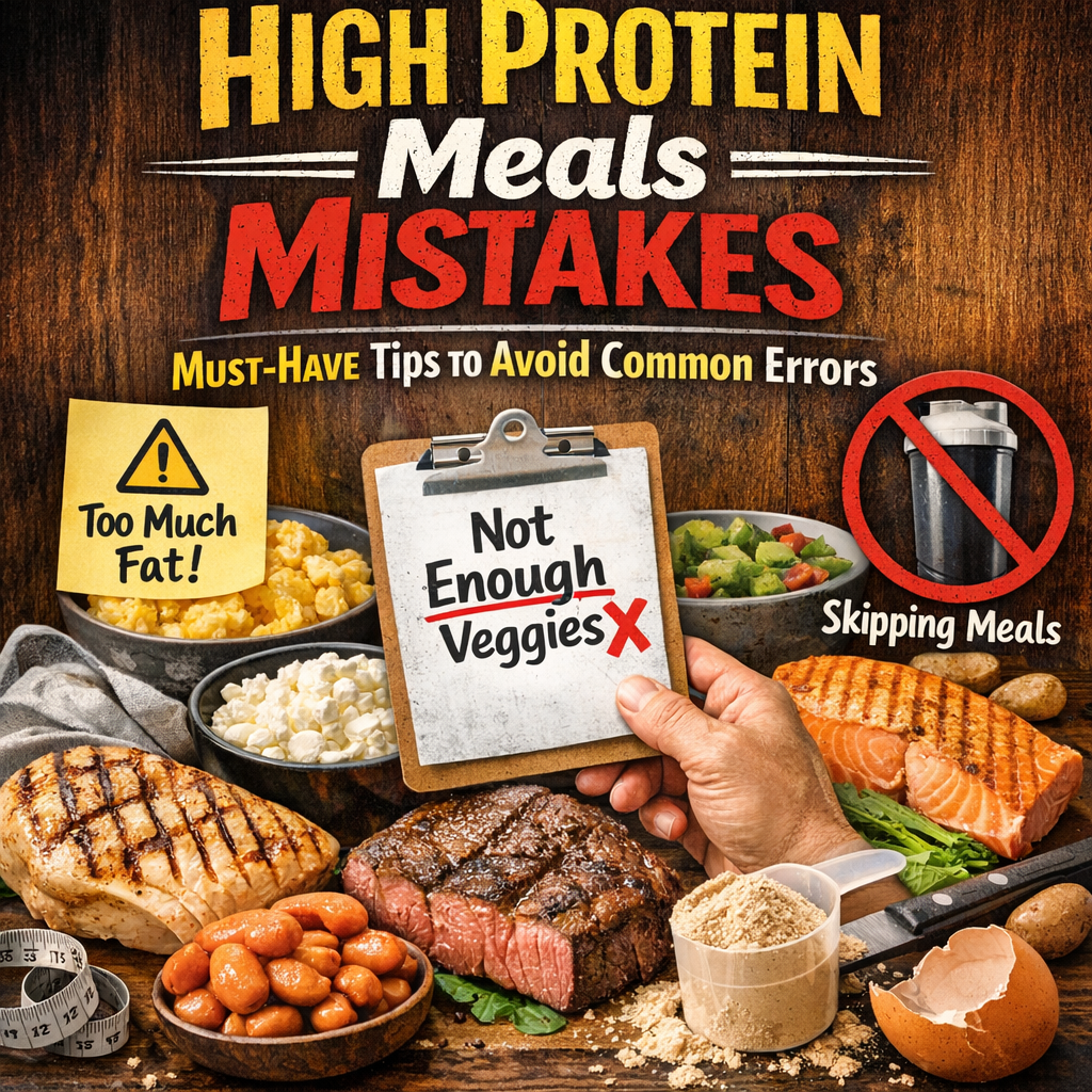 Illustration of High Protein Meals Mistakes: Must-Have Tips to Avoid Common Errors