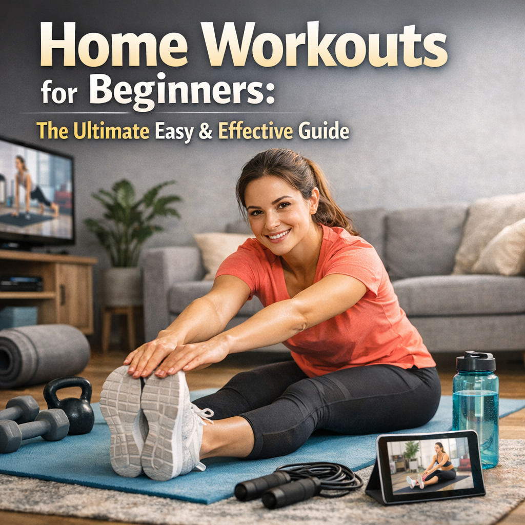 Illustration of Home Workouts for Beginners: The Ultimate Easy & Effective Guide