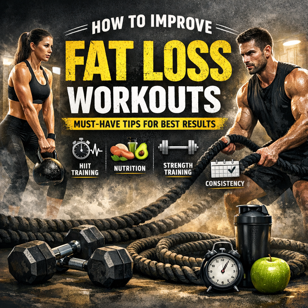 Illustration of How to Improve Fat Loss Workouts: Must-Have Tips for Best Results