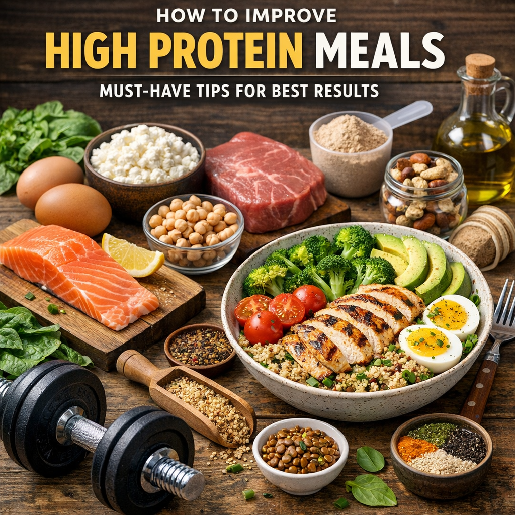 Illustration of How to Improve High Protein Meals: Must-Have Tips for Best Results