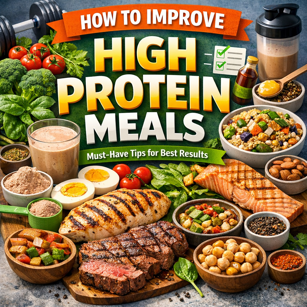 Illustration of How to Improve High Protein Meals: Must-Have Tips for Best Results