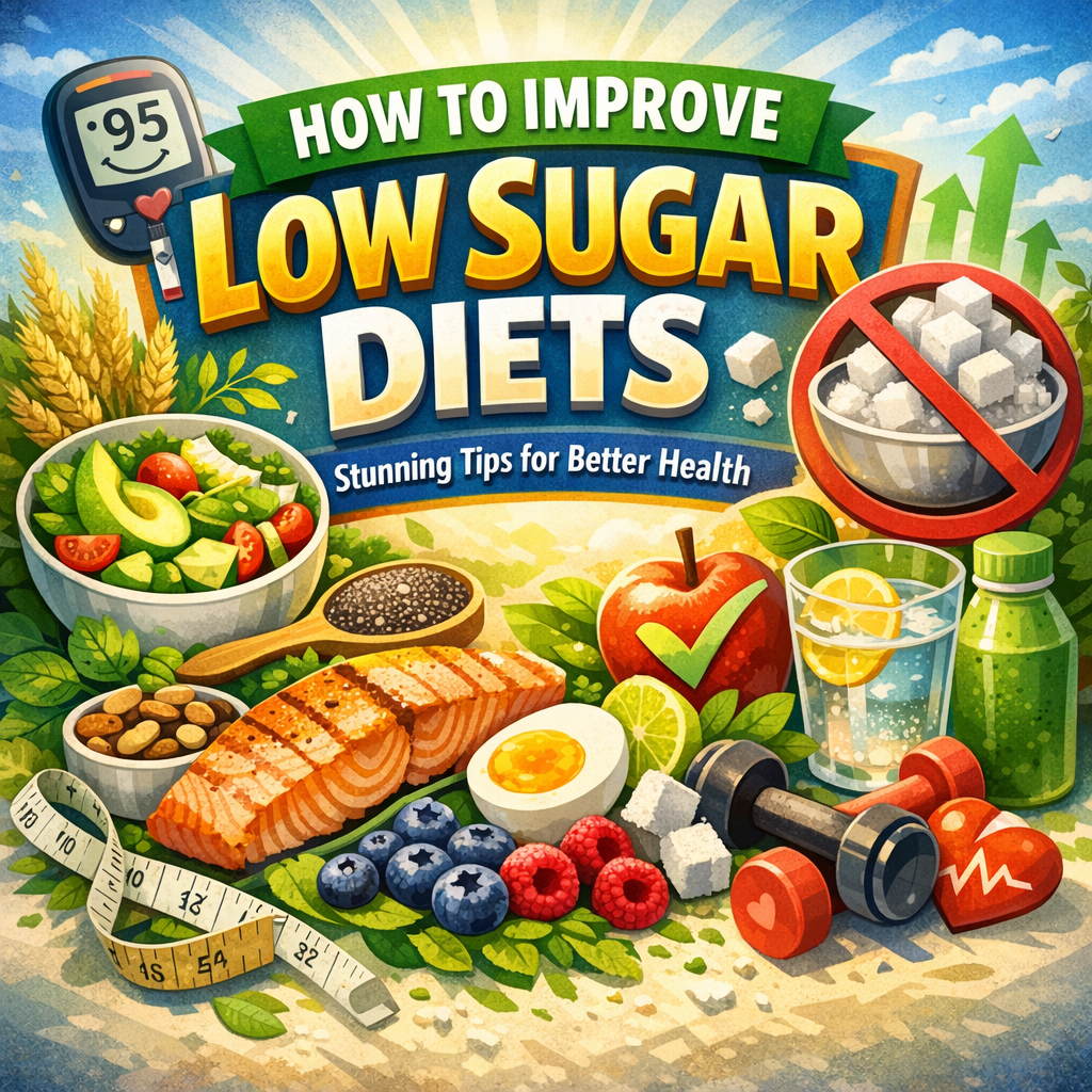 Illustration of How to Improve Low Sugar Diets: Stunning Tips for Better Health
