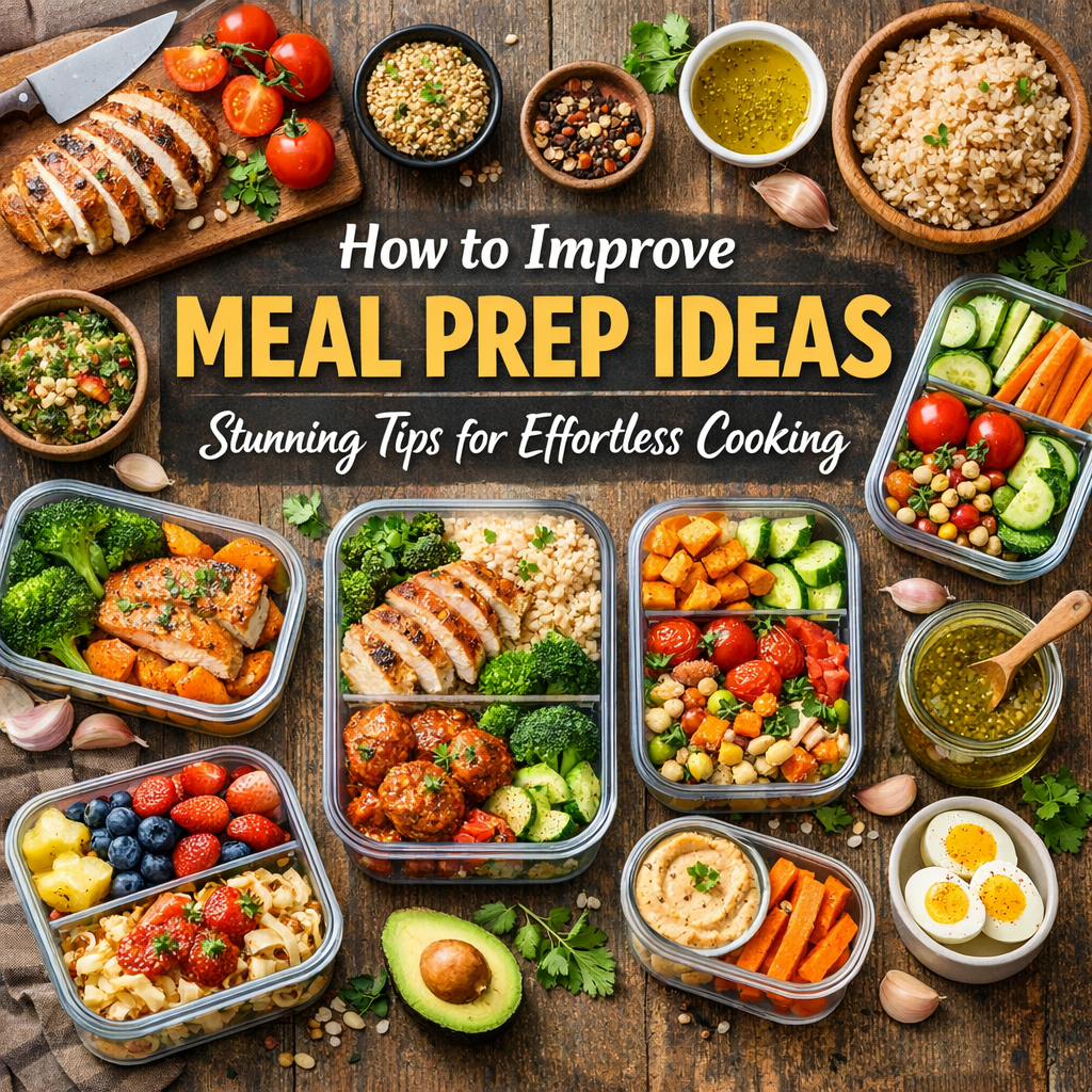 Illustration of How to Improve Meal Prep Ideas: Stunning Tips for Effortless Cooking