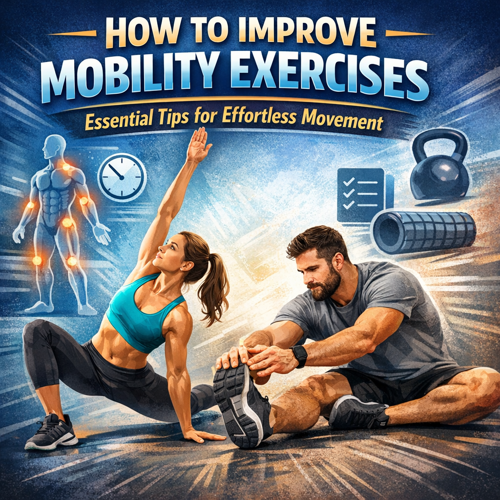 Illustration of How to Improve Mobility Exercises: Essential Tips for Effortless Movement