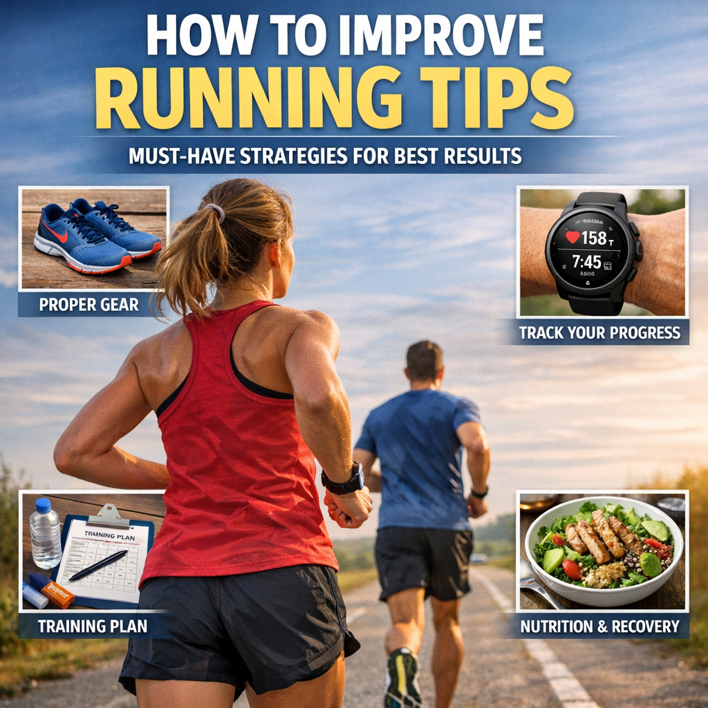Illustration of How to Improve Running Tips: Must-Have Strategies for Best Results