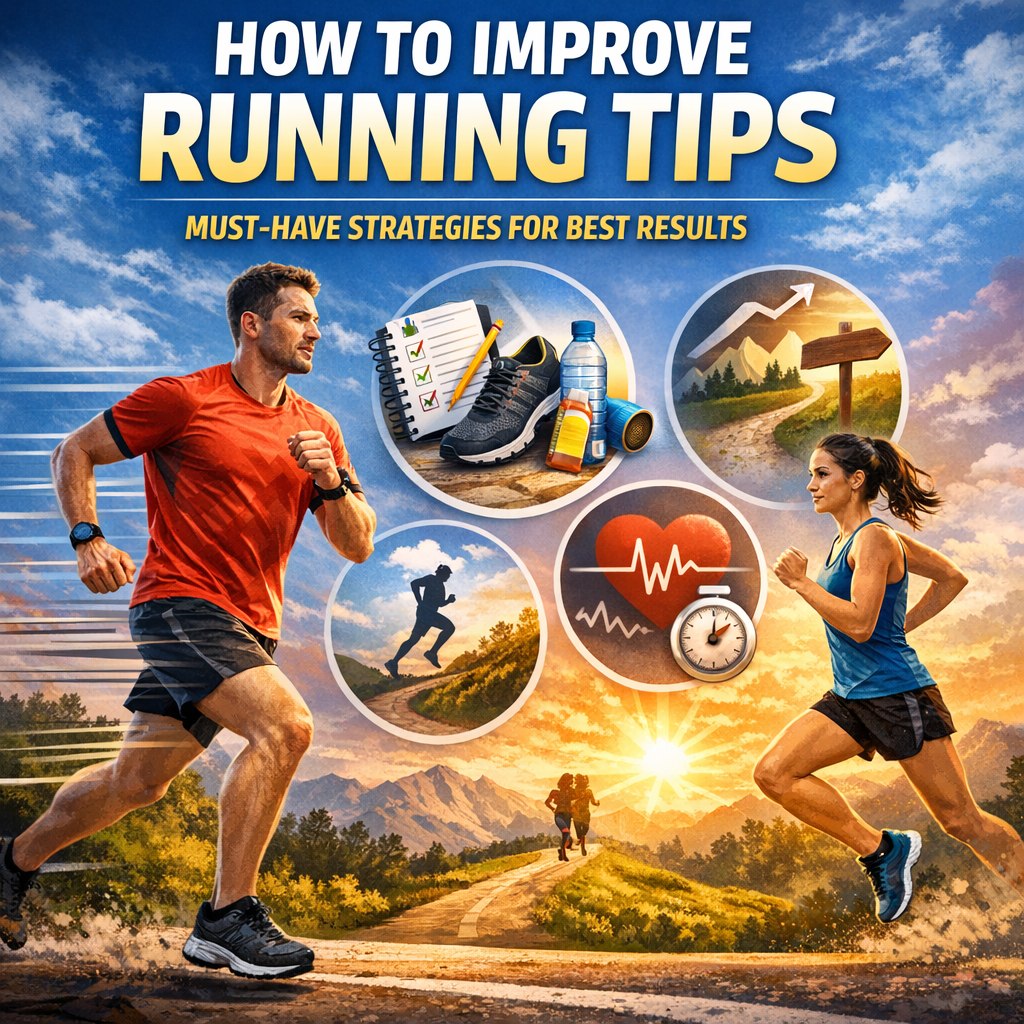 Illustration of How to Improve Running Tips: Must-Have Strategies for Best Results