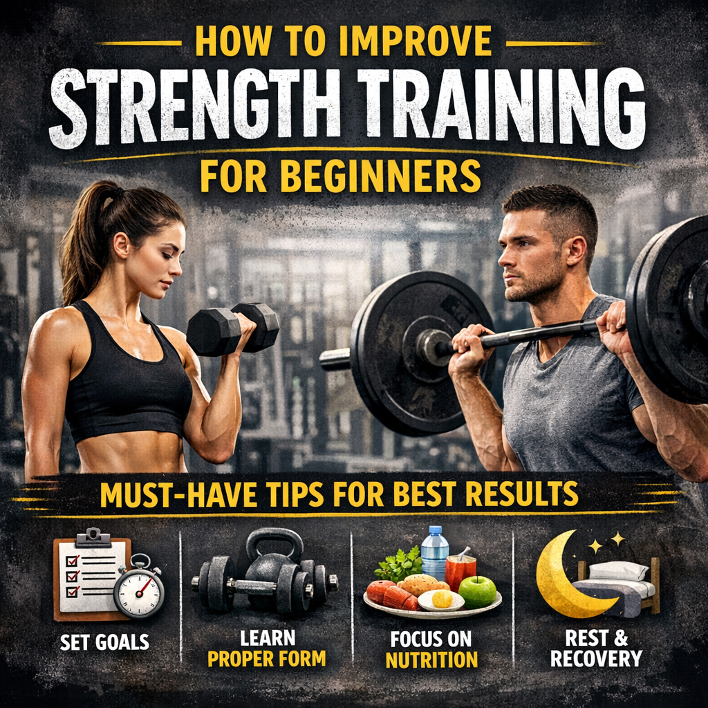 Illustration of How to Improve Strength Training for Beginners: Must-Have Tips for Best Results
