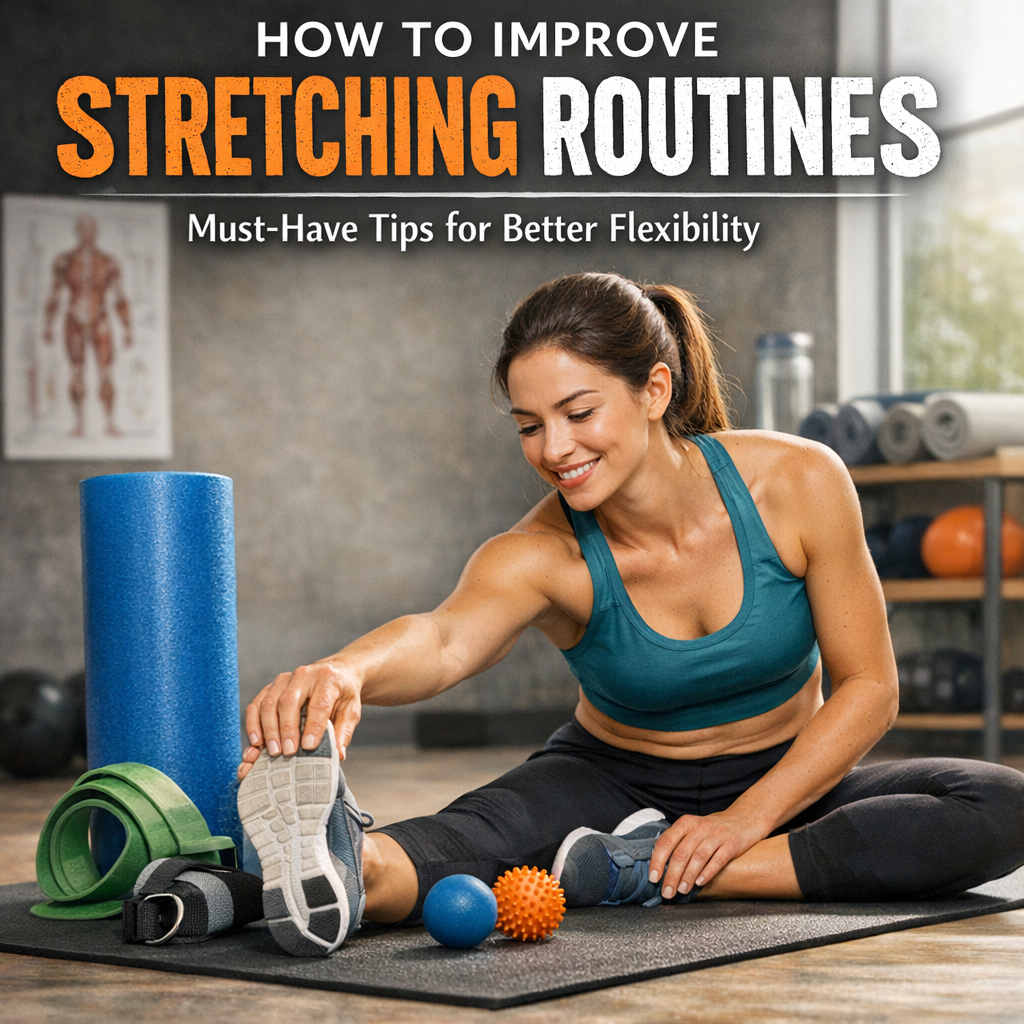 Illustration of How to Improve Stretching Routines: Must-Have Tips for Better Flexibility