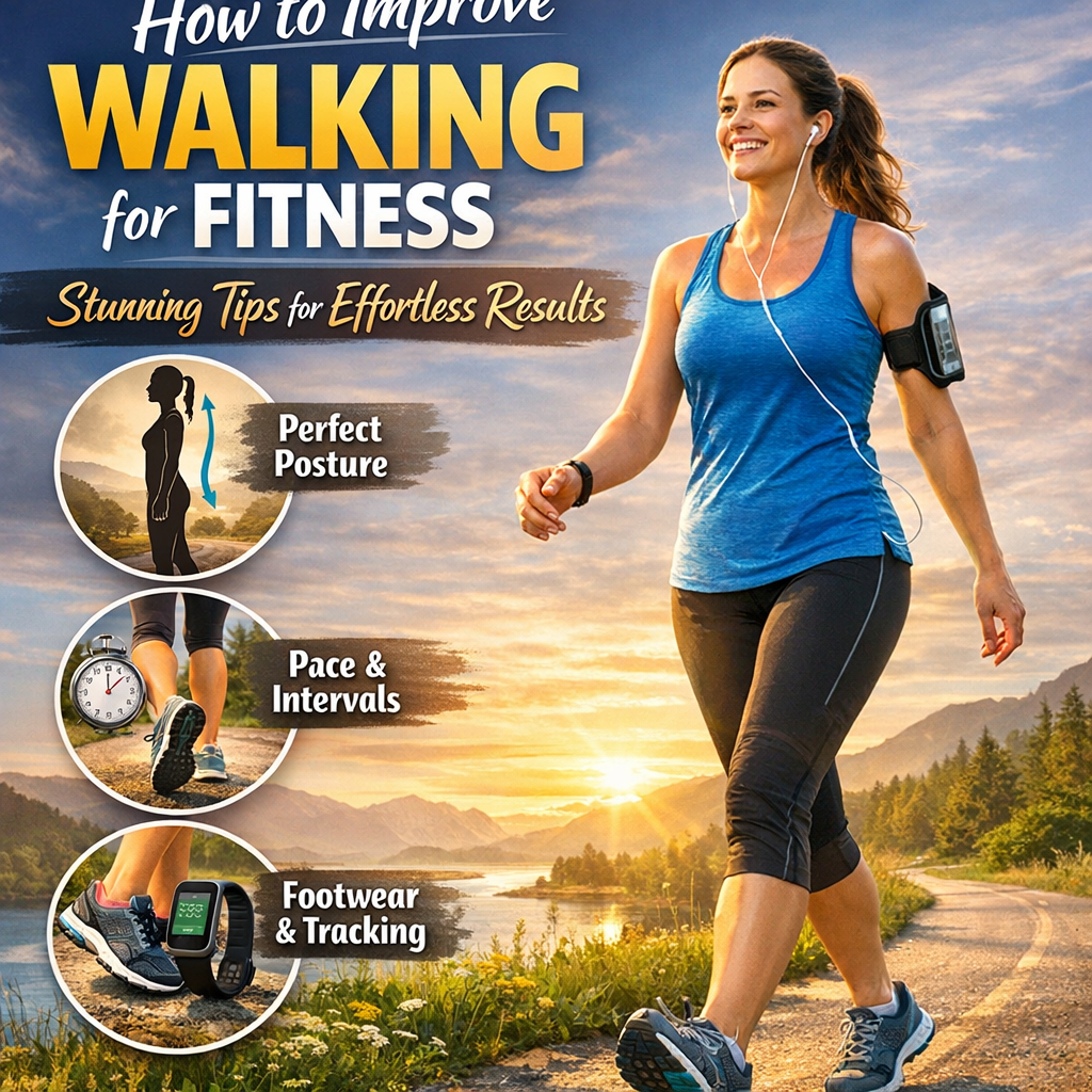 Illustration of How to Improve Walking for Fitness: Stunning Tips for Effortless Results