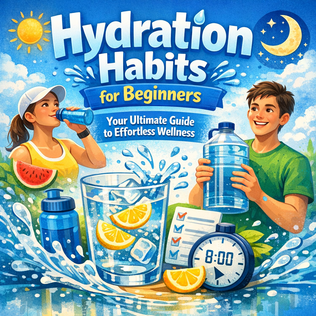 Illustration of Hydration Habits for Beginners: Your Ultimate Guide to Effortless Wellness