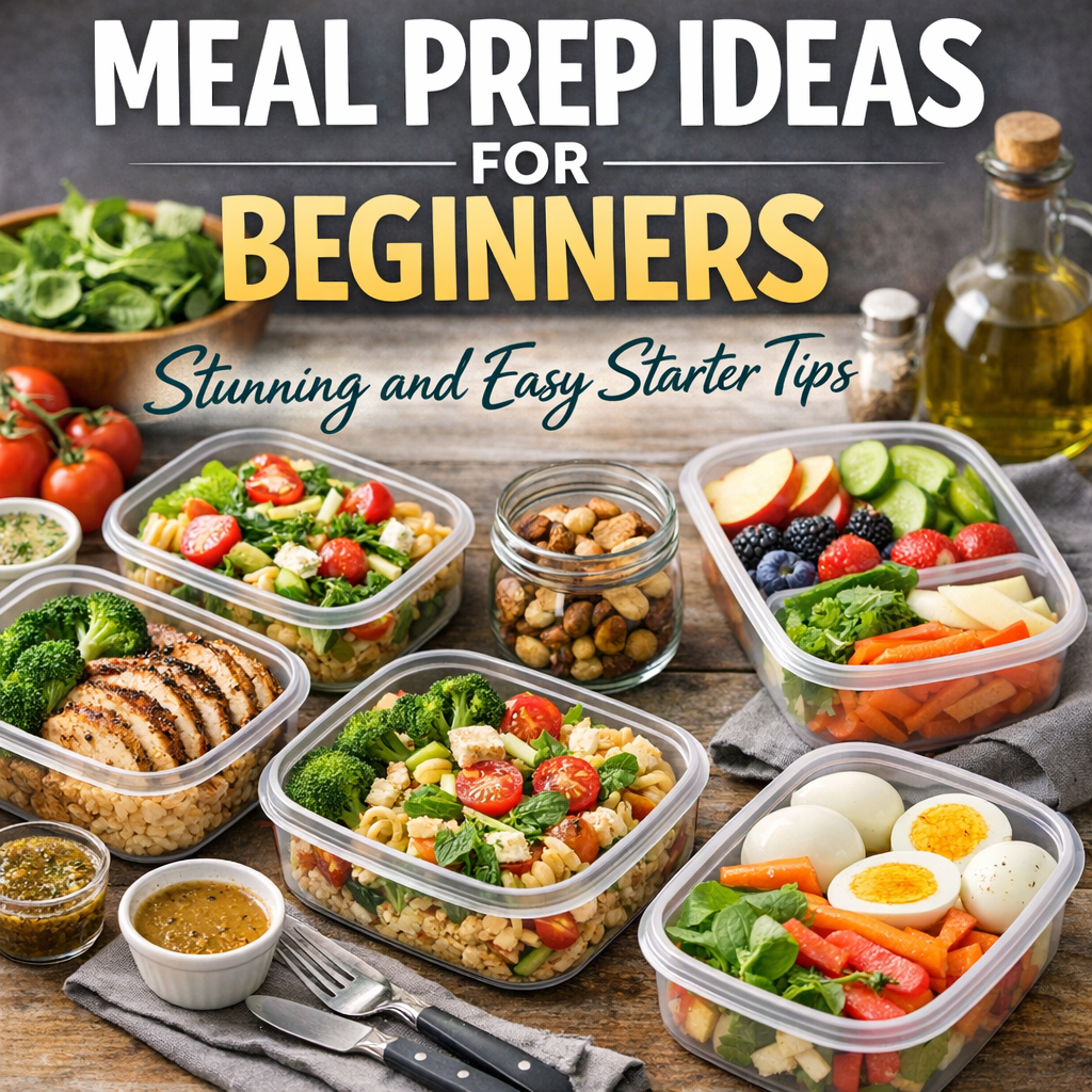 Illustration of Meal Prep Ideas for Beginners: Stunning and Easy Starter Tips