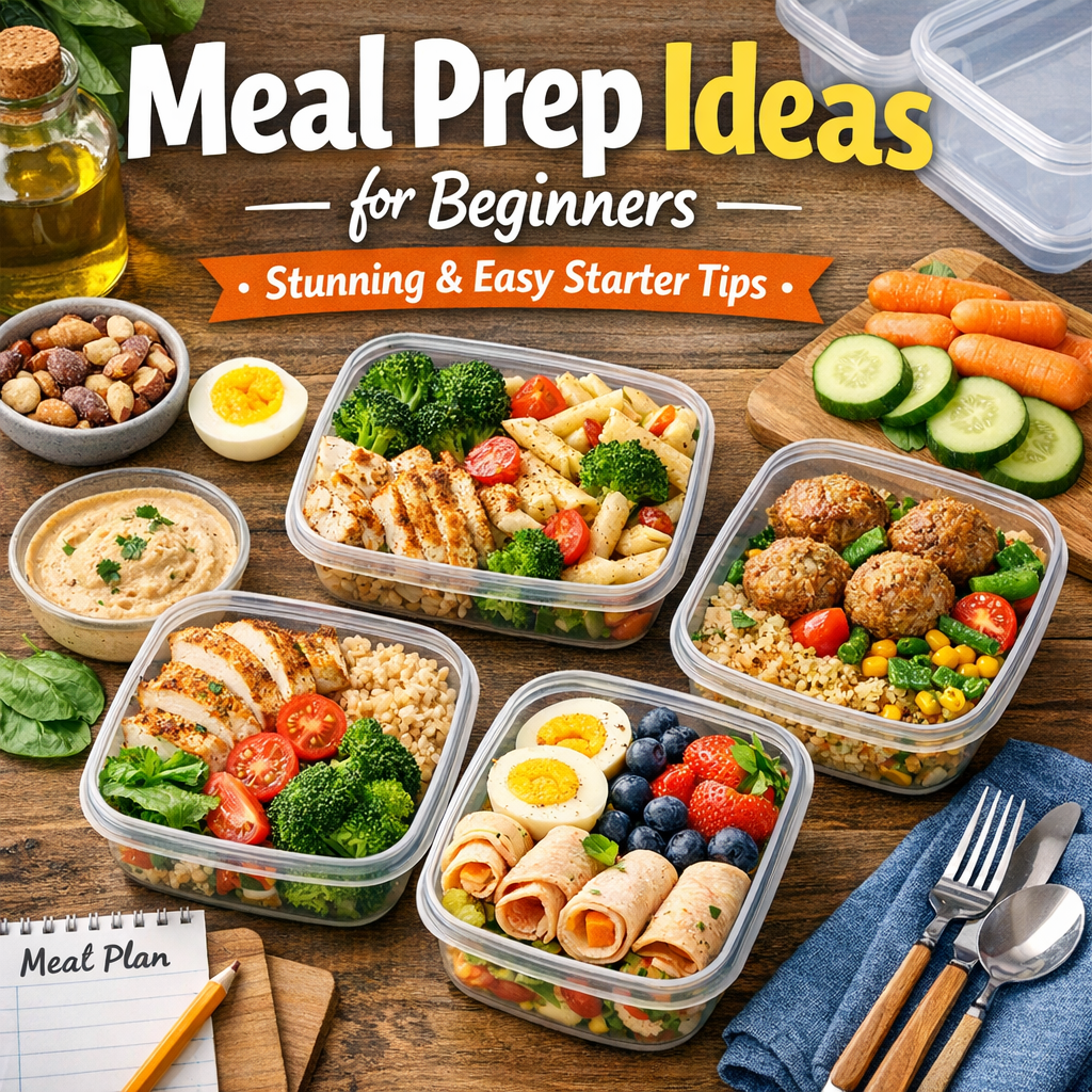 Illustration of Meal Prep Ideas for Beginners: Stunning and Easy Starter Tips
