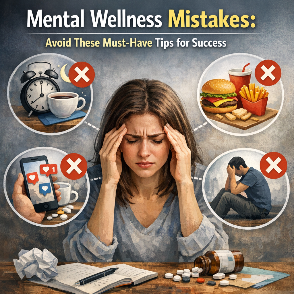 Illustration of Mental Wellness Mistakes: Avoid These Must-Have Tips for Success